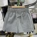 Women's Clothing Elastic Waist Drawstring Loose Sports Pants Side Slit Slim A Line Casual Outer Wear Shorts_ecoleips.com
