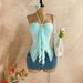 Women's Clothing Women's Halter Neck Tank Top Mesh Irregular Hem Metallic Decoration Style For Formal & Casual For Women_ecoleips.com
