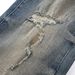 2026 Women's Ripped Jeans, New Blue Stretch Slim-Fit High-Waisted Flared Pants For Petite Women, Spring And Autumn Style_ecoleips.com