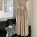 Cotton-linen Wide-leg 2023 Summer New High-waisted Loose Casual Thin Drapey Linen Skirt-pants Long Trousers_ecoleips.com