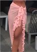 Women's Clothing Outdoor Sun Protection Beach Skirt Chiffon Skirt Lace Hot Style Tassel_ecoleips.com