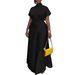 Women's Clothing Satin Silky Strap Flying Sleeve Wide Leg Two Piece Suit_ecoleips.com