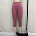 New Side-cutout Yoga Pants, High-waisted Knitted With Contrasting Color Lace, Tight-fitting Cropped Leggings_ecoleips.com