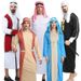 Halloween Party Adult Male Arabian Costume Saudi Dubai Robe Clothing Middle Eastern Shepherd_ecoleips.com