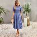 Independently Designed Developed Cross-border European And American Style Waist-slimming, Figure-flattering, Large-hem_ecoleips.com