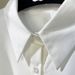 Stylish Denim And White Shirt Two-Piece Set, Long Sleeve Lapel Top With Detachable Waist Accent For Women_ecoleips.com