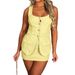 DiYun European American Y2K Hot Girl Style Fashion Tank Top And Bodycon Short Skirt Set Women's Clothing 2026 Summer_ecoleips.com