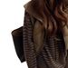 Cozy Striped Hooded Sweater For Women - Oversized Pullover Knit Top With Color Blocking, Long Sleeve Casual Fall Wear, Loose Fit Unisex Style_ecoleips.com