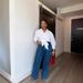 Women's Casual Straight Leg Jeans Double Pocket Front Washed Denim Cotton Spring/Autumn Summer Regular Fit Solid Color_ecoleips.com