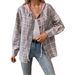 2025 Women's Autumn Winter New Casual Fashion Oversize Loose Plaid Shirt_ecoleips.com