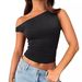 women's clothing real shot spot summer new ins design polo collar chic short sved t shirt slim fit tops for women_ecoleips.com