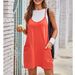 Women's Clothing New Arrival Three Piece Suspender Dress + Suspenders + Shorts_ecoleips.com
