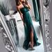 Women's Clothing Ins Long Skirt Solid Color Suspender Dress Evening Dress Backless_ecoleips.com