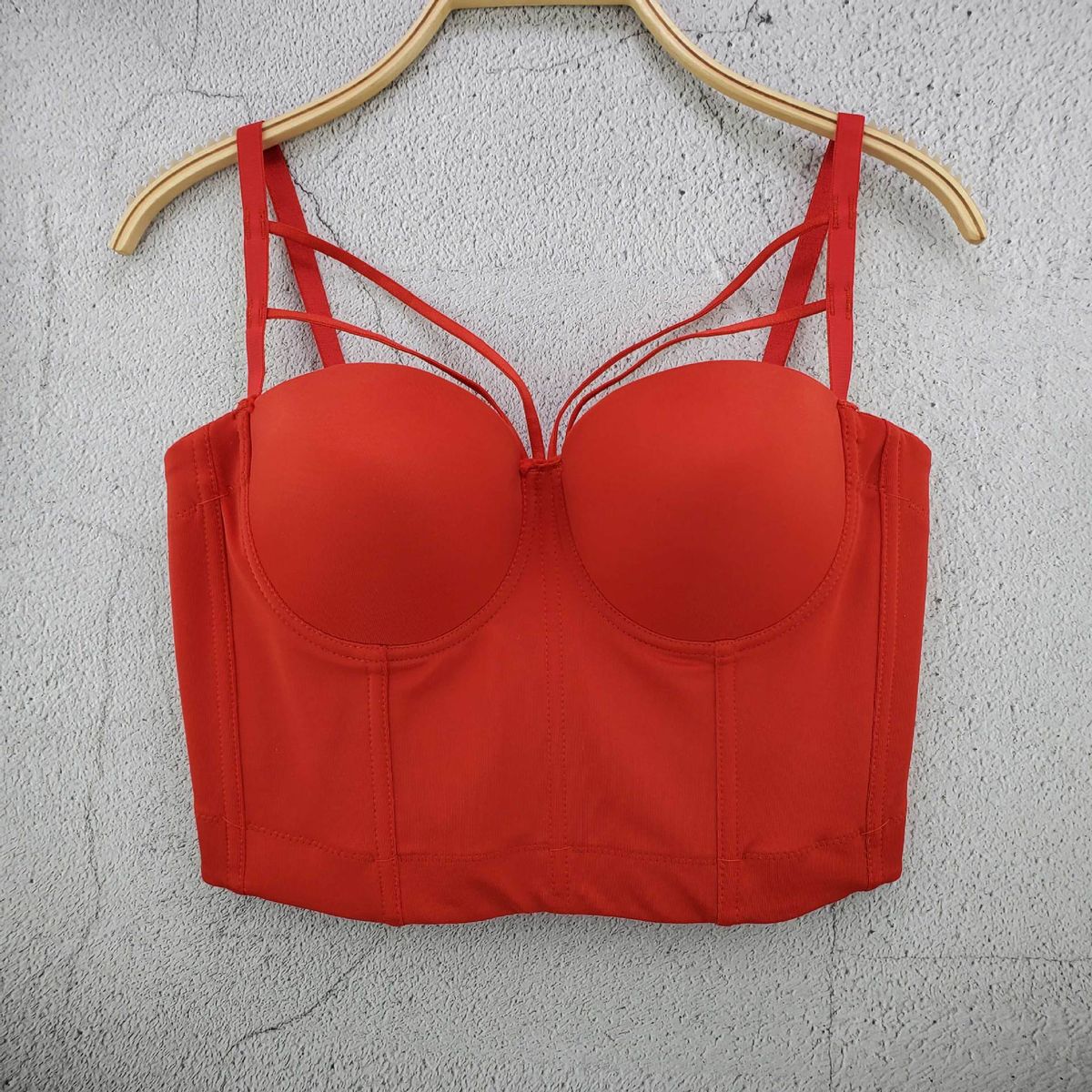 Versatile Cotton Cloth Steel Ring Buttoned Summer Style Tube Top Vest Korean Style Trendy European And American Hot Selling Bra for Women_ecoleips.com