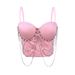 Aria Basics Aria Basics European And American Cross-Border Tassel Chain Camisole Summer Performance Stage Sexy Stylish Slimming Fishbone Corset_ecoleips.com