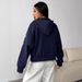 AD757 Korean-style Trendy Loose-fitting Versatile Cardigan, New Autumn And Winter Bow-tie Long-sleeve Hooded Knitted_ecoleips.com