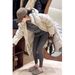 girl Girl Yimo Korean Version Thickened Slimming Long Jacket For Women 2025 New Small Size Design White Duck Down Coat_ecoleips.com