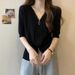 Large Size Square Neck Front Shoulder Short-sleeved T-shirt Women's Summer 2026 New Loose And Thin Meat-covering Versatile Casual Top_ecoleips.com