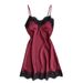 Aria Basics Aria Basics European American Style Women's Home Wear Pajamas, Seductive And Sexy Lace Camisole Nightdress, Multi-color, Standard_ecoleips.com