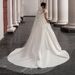 Women's Clothing New Wedding Dress Bride Simple Sexy Slim Travel Photography Satin Soft Gauze Lace Slim Small Tail_ecoleips.com