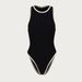 2024 One-piece Swimsuit Women, European And American Style Bikini, New Sexy Patchwork Design, Foreign Trade Swimwear_ecoleips.com