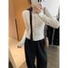 Eurean Style French Single-Breasted Long-Sleeve Wool Knit Cardigan For Women 2025 Early Spring New Slim Fit Slimming_ecoleips.com