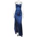 Women's Clothing Autumn Celebrity Style Sexy Slim Fit Gathered Slit Satin Dress Long Skirt_ecoleips.com