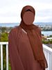 New Muslim Elegant Abaya Cuff Beading Islam Black Dress Dubai Long Woman Evening Robe Kaftan Moroccan Wedding Caftan Ramadan_ecoleips.com