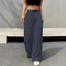 Summer High-Waisted A-Line Straight Leg Pants For Women Trendy Fashion Cool Loose Fit Slimming Casual Suit Pants_ecoleips.com
