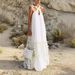 Women's Clothing Pure Color Fashion Three Dimensional Flower Floor Mopping Cake Skirt Long Skirt Women's Halter Skirt_ecoleips.com
