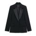 Women's Clothing 2025 Spring New Silk Satin Texture Tight Top + Split Patchwork Skirt Set_ecoleips.com