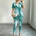 Women's Gradient Print Cardigan Set Fashionable Casual Two-Piece Clothing European American Style New 2026 Cross Border E-commerce_ecoleips.com