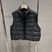 Women's For Autumn Winter 2025, New Stylish And Unique White Duck Down Vest Jacket_ecoleips.com