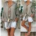 Women's Clothing Plus Size Cotton And Linen Shirts Button Down Loose Long Sleeved Casual Tops_ecoleips.com