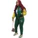 Trendy Color-Block Tracksuit Set – Oversized Letter Print Hoodie & Joggers (S/M/L)_ecoleips.com