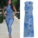 Women's Clothing Top Positioning Printing Slim Fit Casual Dress_ecoleips.com