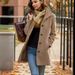 Women's Clothing Elegant Winter Wool Coat For Women - Vintage Style Long Coat With Half High Collar, Multiple Pockets, Slim Fit, Warm & Stylish_ecoleips.com