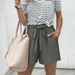 Women's Loose-Fit Drawstring Shorts – Breathable Cotton Linen Casual Summer Pants With Pockets (Black/Navy/6 Colors, S-2XL)_ecoleips.com