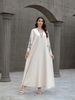 SW037 Middle East Cross Border Muslim Ladies Robe V Neck Embroidered Tassel Temperament Arabic Dress Abaya_ecoleips.com