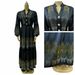 Verve Women's New Color-Block Rhinestone Craft Exquisite Crystal Button Cardigan Plus Size Muslim Robe Long Dress_ecoleips.com