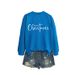 Merry Christmas Wish Independent Site Casual Simple Women's Elegant Round Neck Long Sleeve Sweatshirt_ecoleips.com