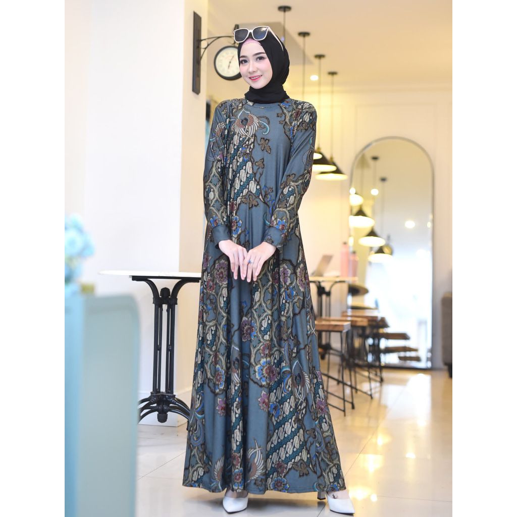 Women's Comfortable Breathable Maxi Dress Southeast Asian Style Hot Selling Printed Cross Border Exclusive Wear_ecoleips.com