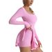 Women's Sexy Backless Golf Tennis Skirt Bodysuit Anti-Exposure Running Sports Yoga Fitness Short Skirt Cross-Border_ecoleips.com