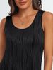 Aria Basics Aria Basics European And American Cross-Border 2024 Summer New Casual Dreamy Textured Round Neck Sleeveless Loose Women's_ecoleips.com