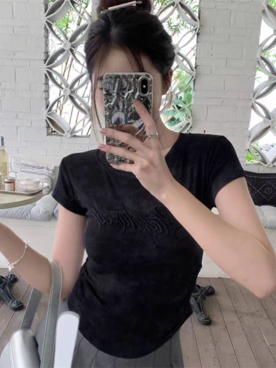 Women's Clothing Fashionable Slimming Tie Dye Top Set With Embroidered Ethnic Style Denim Trendy Suit For Women_ecoleips.com