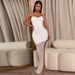 CY900066 European and American independent station high slit sexy tube top polyester mesh hot diamond dress party style for women_ecoleips.com