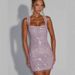 Women's Clothing Fashion Trend Hot Diamond Solid Color Sling Women Winter New Sexy Backless Sleeveless Generous Waist Dress_ecoleips.com