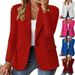 Women's Clothing Spring And Autumn New Casual Slim Temperament Professional Women's Wear Multi Color Suit Jacket_ecoleips.com