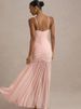 JULISSA MO Patchwork Sexy V-neck Ruched Women Maxi Dress Yellow Backless High Waist Dress Summer New Elegant Party Evening Dress_ecoleips.com