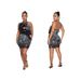 Women's Clothing Women's Fashion Short Skirt Solid Color Hips Mesh Rhinestone Feather Detail For Formal & Casual For Women_ecoleips.com